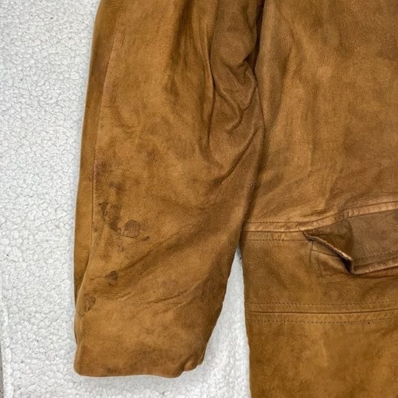 Vintage Lakeland Sportswear Suede Leather Jacket: Size 40 - Picture 6 of 11